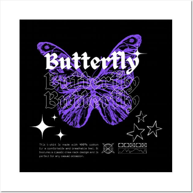 butterfly  beauty Wall Art by Medotshirt